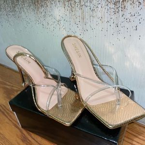 Rose Gold SheIn Heels
